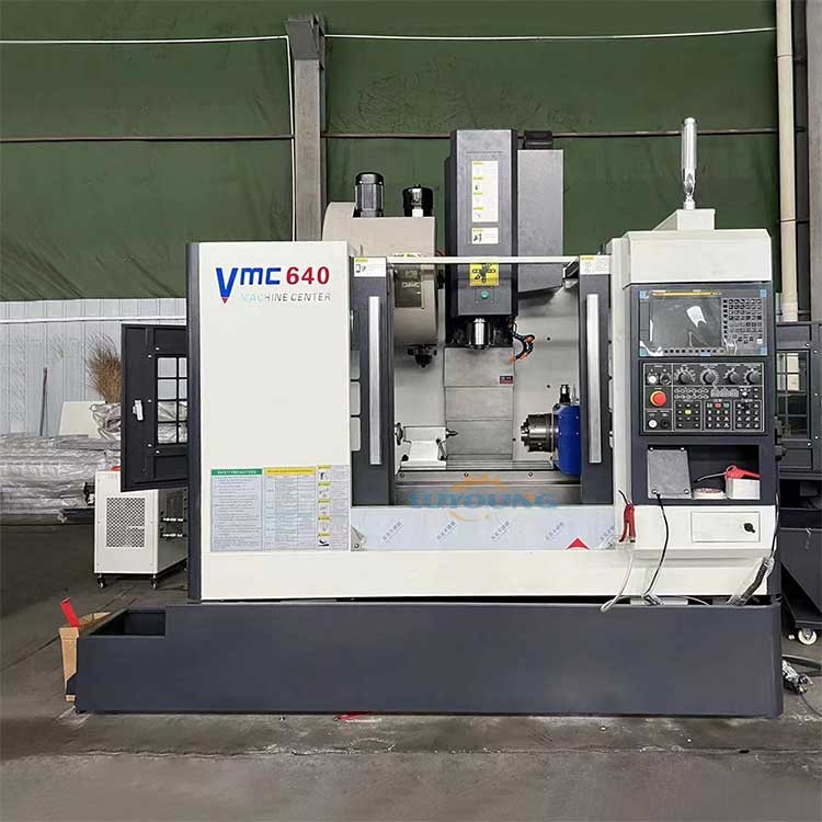 VMC640 4th 4 Axis Cnc Vertical Milling Machine High Accuracy CE Certification