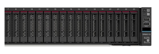 DDR5 SR650 V3 Rack Server PCIe Gen5 GPU Chassis For High Performance Computing