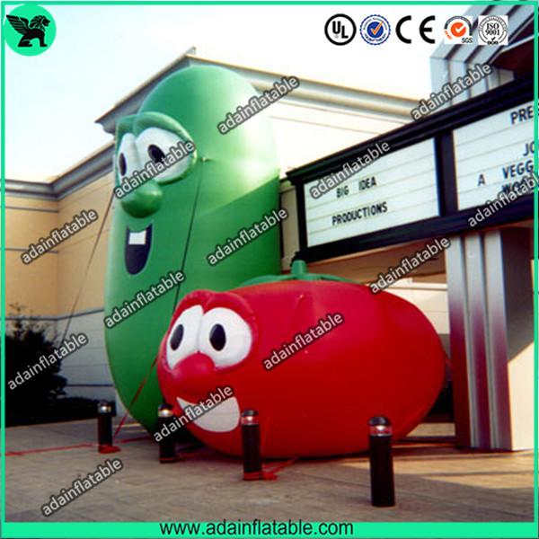 Quality Inflatable Vegetable Character Advertising Inflatable Bean Inflatable Tomato Replica for sale