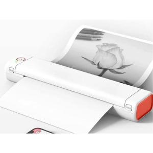 China Black Color M08f Inkless Portable Mini Bluetooth Thermal A4 Printer On Business Trip wholesale