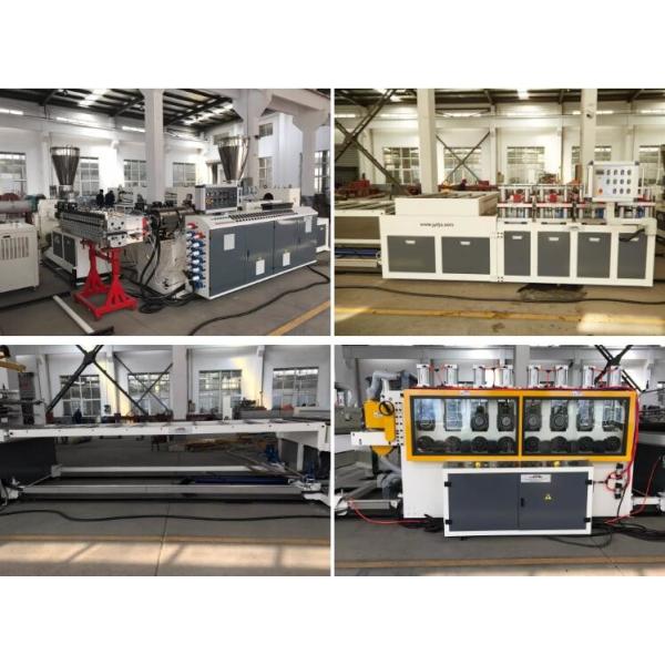 Furniture Door PVC WPC Crust Foam Board Making Machine With Twin Screw Extruder