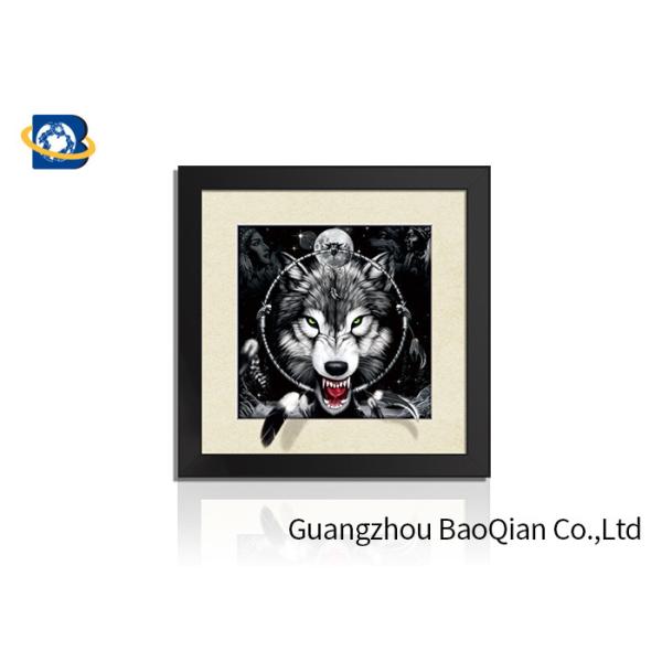 Tiger Pattern 5D Images , Custom Lenticular Printing Home Decor 0.9MM Thickness