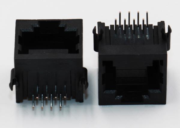 Quality 90 Degree Ethernet Connector RJ45 Single Port 8P8C Jacks Halogen - Free for sale