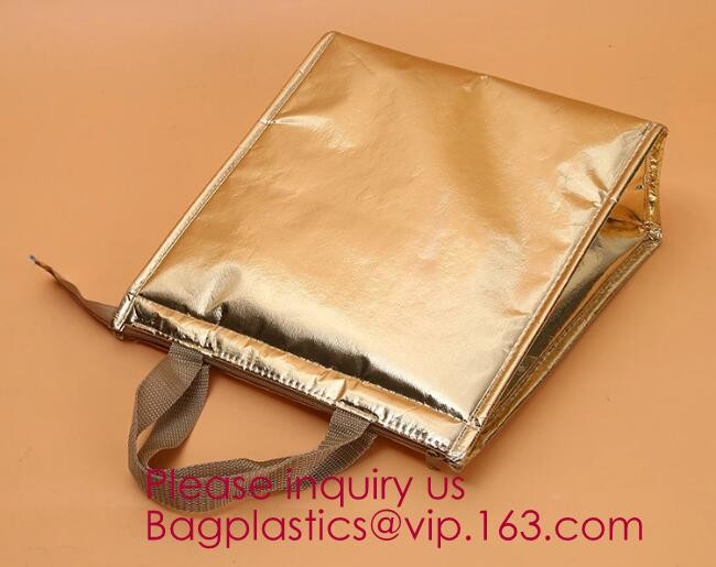 Customized logo printing insulated food delivery cooler bag,wholesale waterproof food delivery thermal bags bagplastics