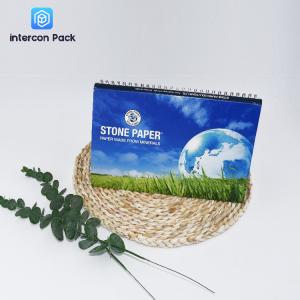 Customizable Waterproof Stone Paper Offset Printing Desk Calendar