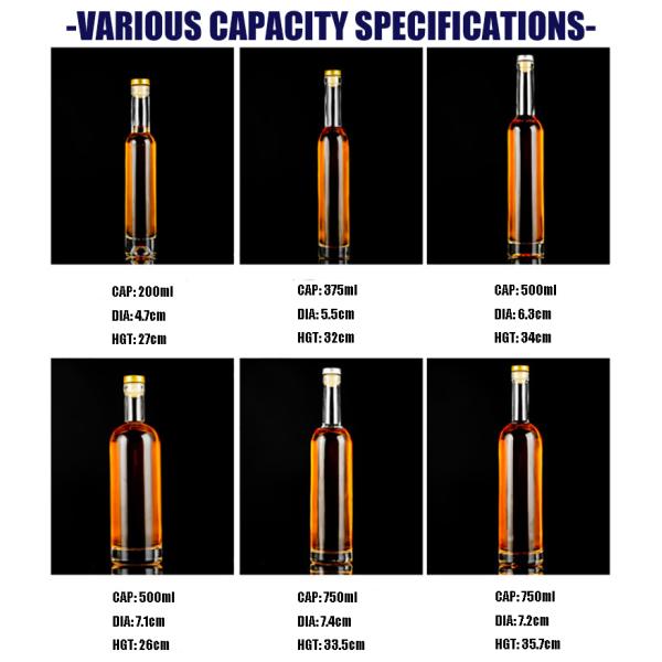 500ml Luxury Electroplated Mini Wine Bottle for Whiskey Lovers