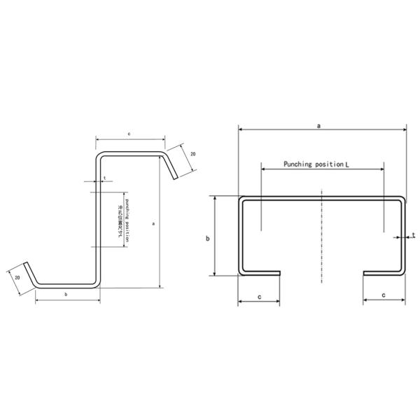 Quick Changeable C Z Purlin Roll Forming Machine / Metal Roll Forming Equipment