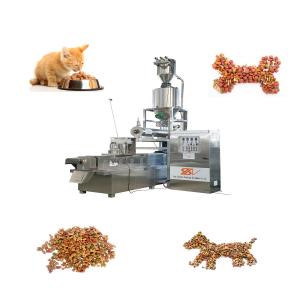China Big Output Twin Screw Dog Food Manufacturing Equipment Adjust Speed wholesale