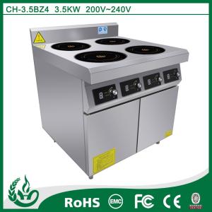 China 4 burner induction Cooking Range for restaurant wholesale