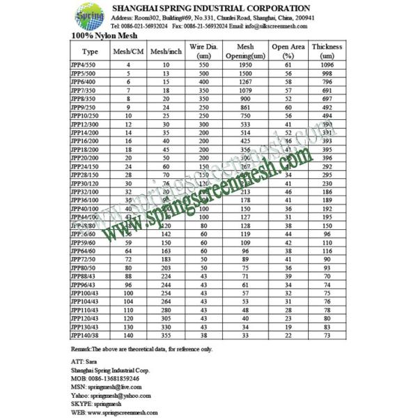 Textiles Fabric/Powder Coating Mesh/Nylon Mesh