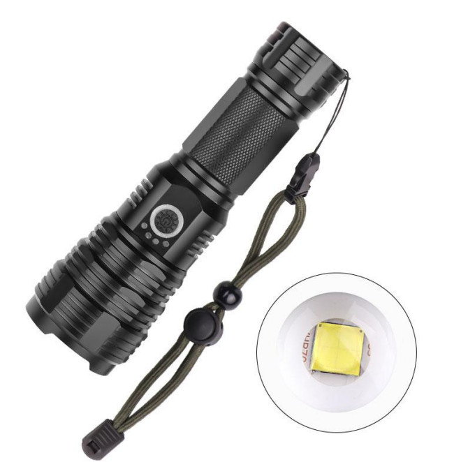 High Powered LED Torch Flashlight With 1500 Lumens Super Bright