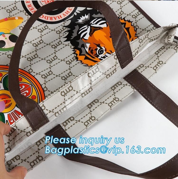custom pp laminated non woven bags china pp woven bag hot sale in alibaba china, customized logo ready-made non woven ba