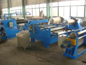 China 11Kw Motor Power Cut to length Line Steel Slitting Machine High Speed Carbon Steel Thickness 0.25 - 1.2mm wholesale