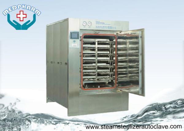 Quality Pass Through door Autoclave Steam Sterilizer With Temperature Sensor and Pressure Transducer for sale