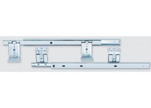 Height Adjustable Soft Close Drawer Runners 2 Fold Keyboard Ball Bearing Slide
