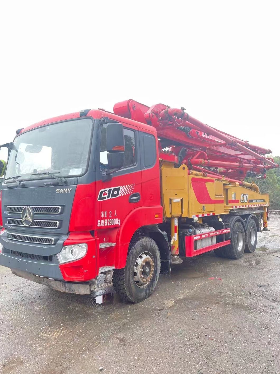 Used Concrete Boom Pump 2021 Year 47m Concrete Pump Truck