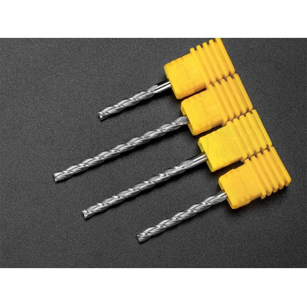 Spiral Router Bits 3 Flute Carbide End Mill With Fast Chip Removal