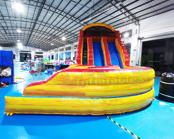 China Adult Outdoor Inflatable Water Slides Playground Jumping Castle wholesale