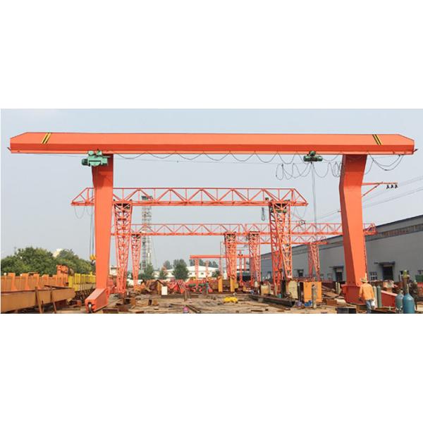 Rail Mounted Double Trolley 50t Goliath Single Girder Gantry Crane