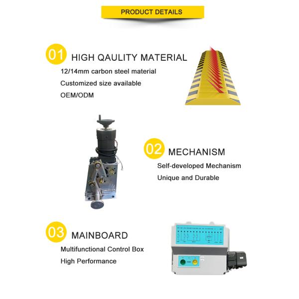 Road Safety PLC Control Tyre Killer Automatic For Vehicle Security