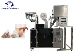 China Filling And Sealing Pyramid Triangle Tea Bag Packing Machine 5g 0.6Mpa 80mm wholesale