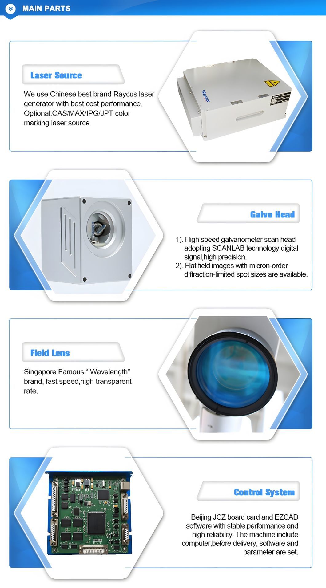 Like-Laser 100W/ Jpt 50W Fiber Laser Marking Machine 30W/ 20W Dog Tag Engraving Machine for Deep Engraving Hot Sell