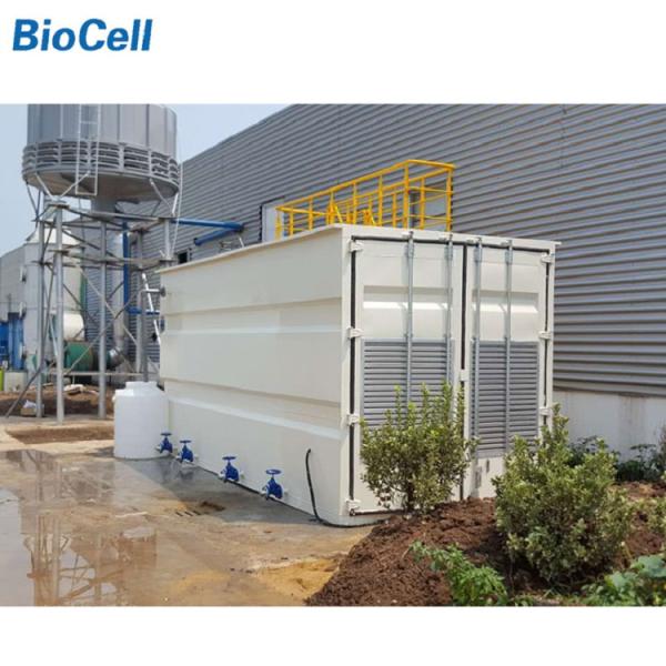 2.9m Containerized Mini STP Plant Mbbr For Water Treatment 100m3 Per Day