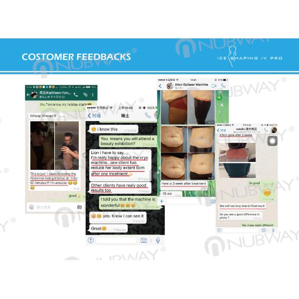 Nubway hot sale 4 treatment handles cool slimming kryolipolyse cool tech cool lipo fat freezing machine