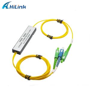 China FWDM Filter Mini ABS Box TX1550 RX 1310nm 1490nm SC UPC SC APC wholesale