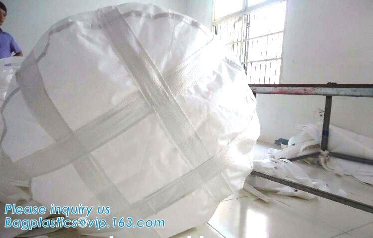 customizable PP u-panel baffle big bag /coated white woven PP jumbo bag/ventilated 4 panel baffle bag/all colors availab