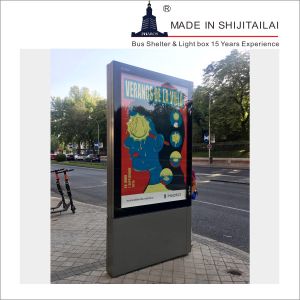 China 50mm Pole Dia Outdoor Advertising Light Box wholesale