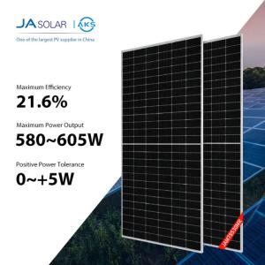 580W 585W JA Solar Panel 600W 605W Mono Poly Solar Panel Full Certificates