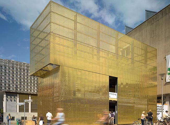 Perforated Metal Building Facade combination of function and aesthetics for Architectural Facade Design