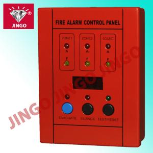 China Conventional fire alarm 24V 2 wire systems master control panel 2 zones wholesale