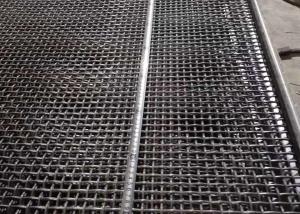 China Rectangular Hole Mining Screen Mesh With Hook , Vibrating Screen Mesh wholesale