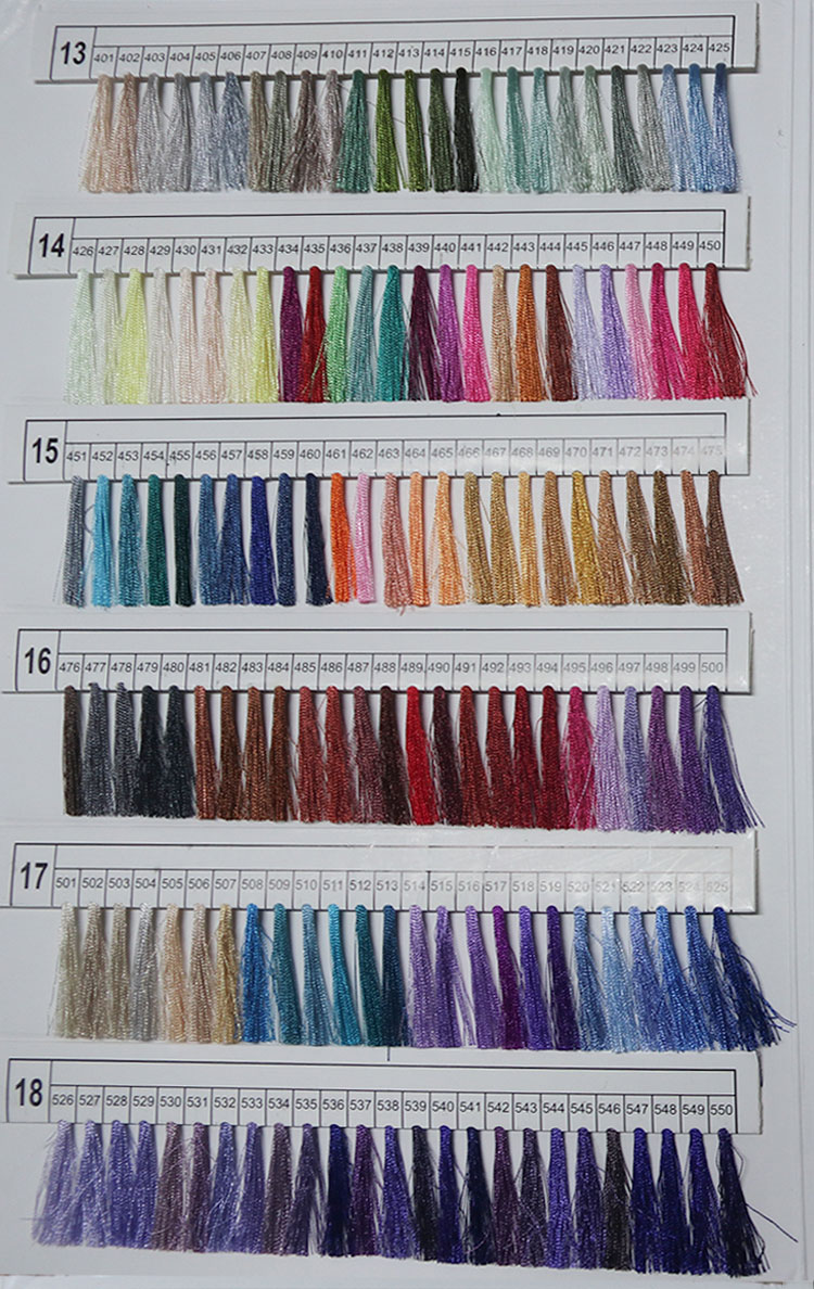 3500Y 120d/2 100% Rayon MERCERIZED Embroidery Thread for Machine Embroidery Accessory
