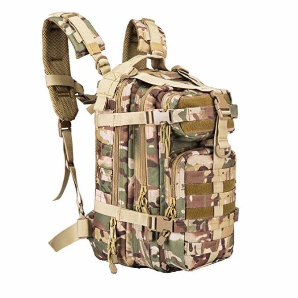 Small 3 Day Army Tactical Backpack , Versatile Army Molle Assault Rucksack Pack