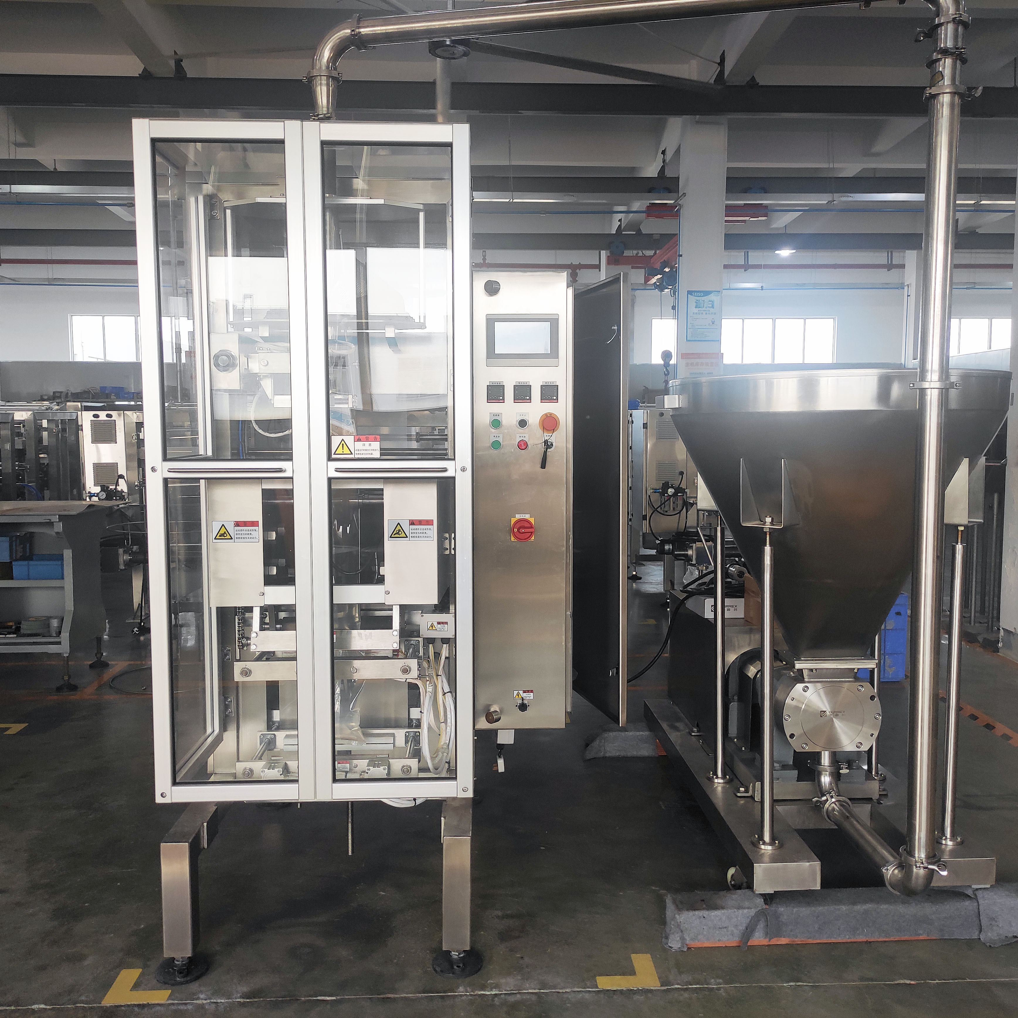 Multi Function Automatic Vertical Packaging Machine Sachet Tomato Filling Making Machine