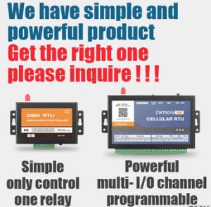 Gsm Remote 1 Relay Output Control water pump 12V 24V Dc Switch Relay