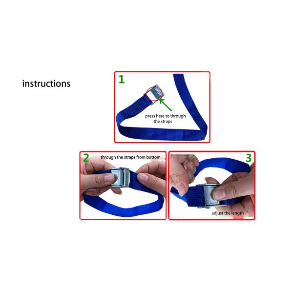 DANSKY Wholesale Durable Polyester Strap High Safety Heavy Duty Truck Retractable Ratchet Tie Down Strap Cargo Lashing Belt