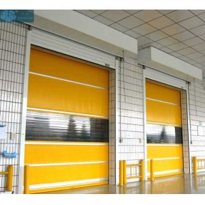 Fast Response IP55 0.75KW PVC Roller Shutter Doors