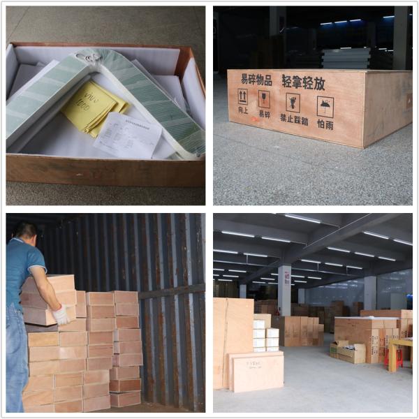 Stainless Steel Material LED Light Box Display Stand Rectangle Shape
