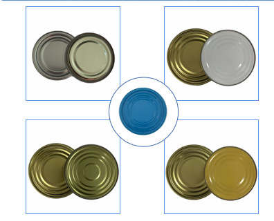 Food Grade 211#65.30mm Easy Open Tin TFS Lid Tomato Paste Metal Packaging Lid