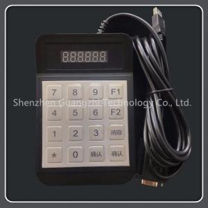 China Black Usb Numeric Keypad With Display Plastic Shell 16 Buttons Type wholesale