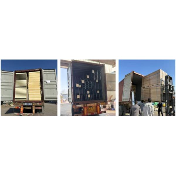 Rock Wool Panel Engineered Steel Structures Light Weight Structure CE