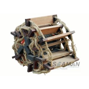 China Marine Embarkation Ladder Boat Safety Ladder Wood / Aluminium Rope Ladder on sale China Marine Embarkation Ladder Boat Safety Ladder Wood / Aluminium Rope Ladder on sale