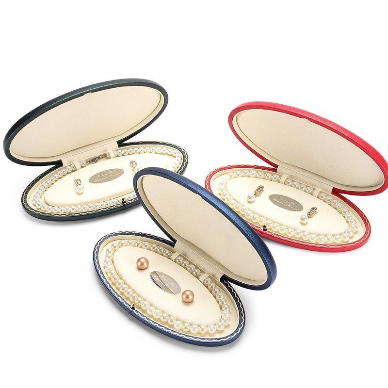 China Custom Microfiber PU Leather Jewelry Stud Earrings Storage Box wholesale