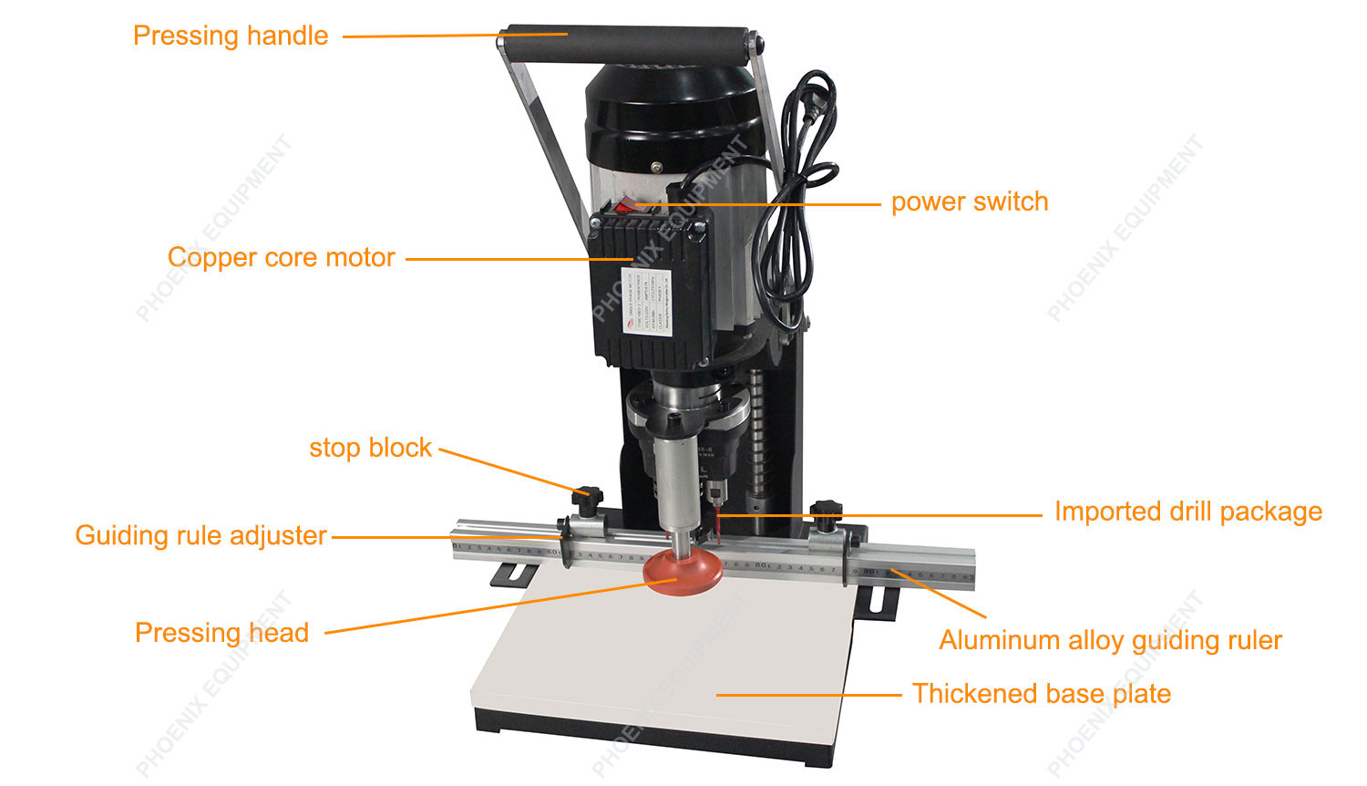 20 KG Weight Hinge Boring Machine for Furniture Door and Cabinet Easy to Operate 35mm