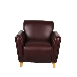 PU Leather China Arm Tub Chair