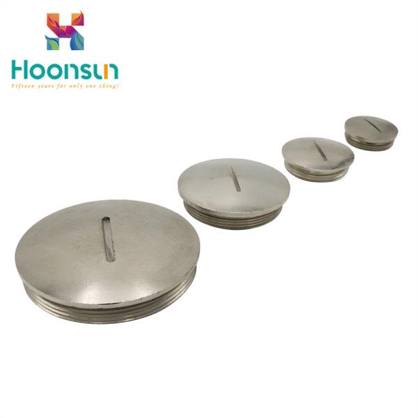 IP54 Nickel Plated Brass Accessories Hexagonal Screw Plug Caps
